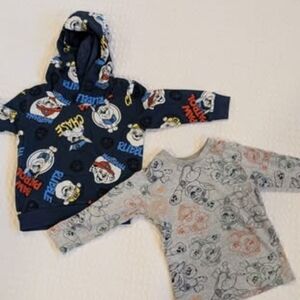 2T Paw patrol Sweater And Long Sleeve Bundle